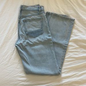 Reformation Cynthia Patch High-Rise Straight Jeans